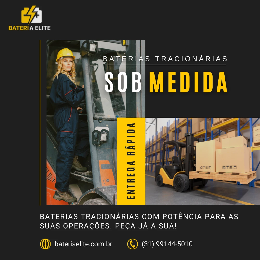 Baterias Tracionárias Sob Medida
